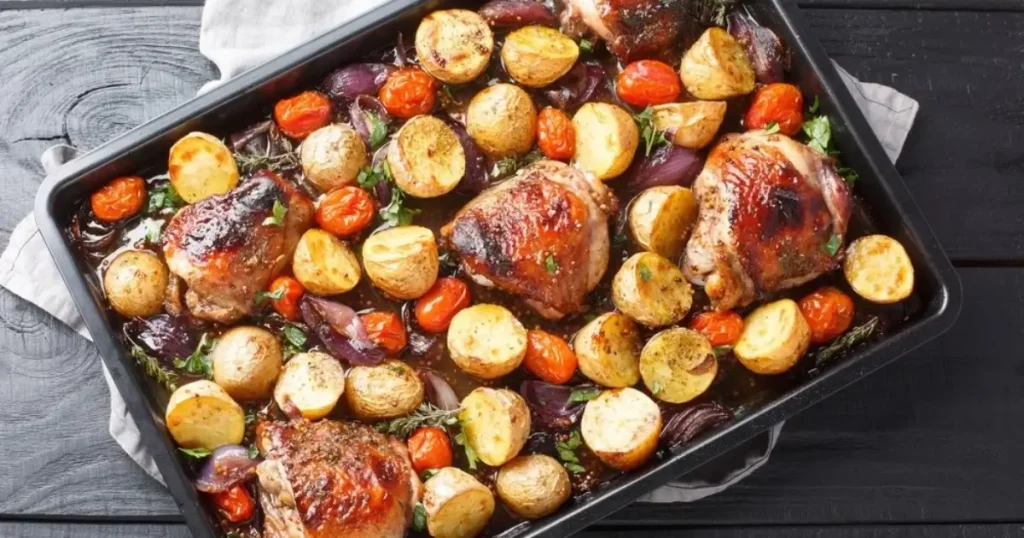 One-Pan & Sheet Pan Easy Chicken Dinners